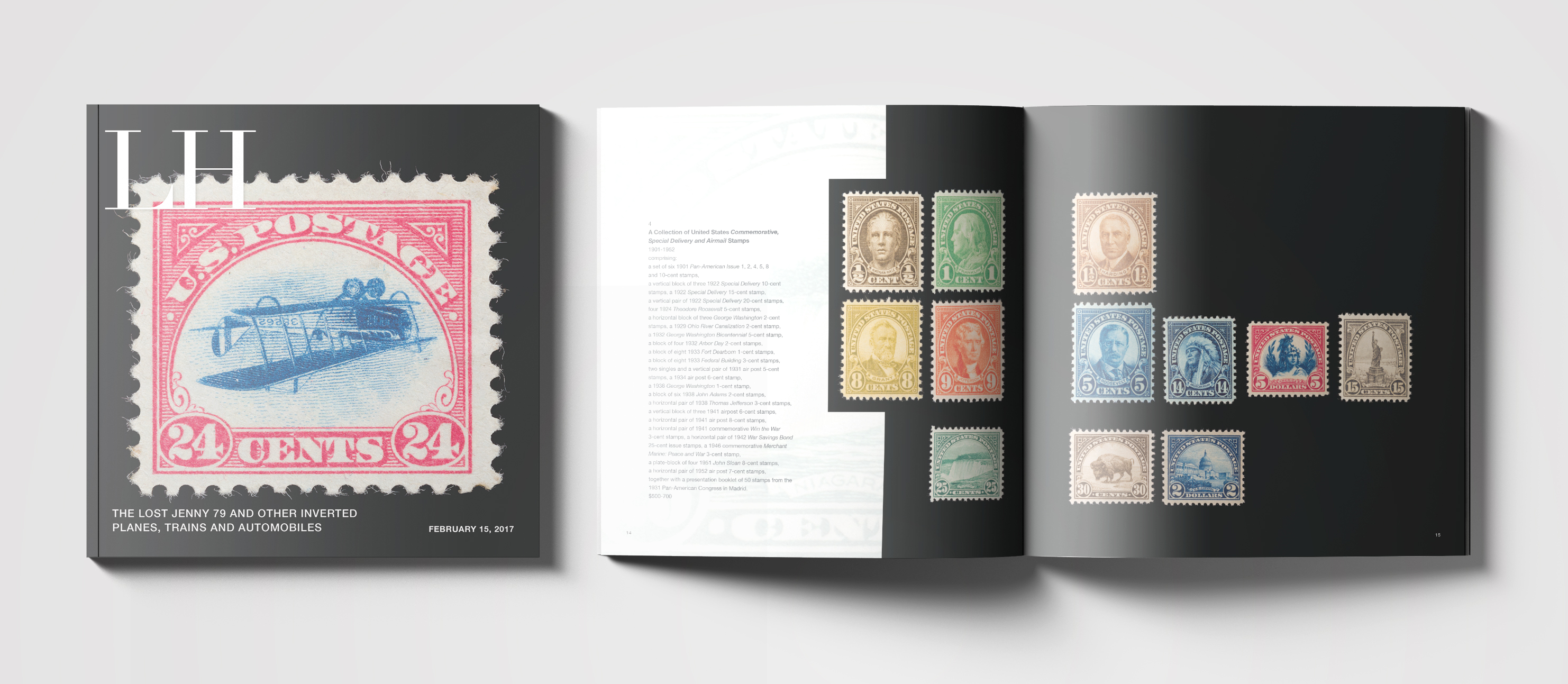 catalogue design stamps Jenny